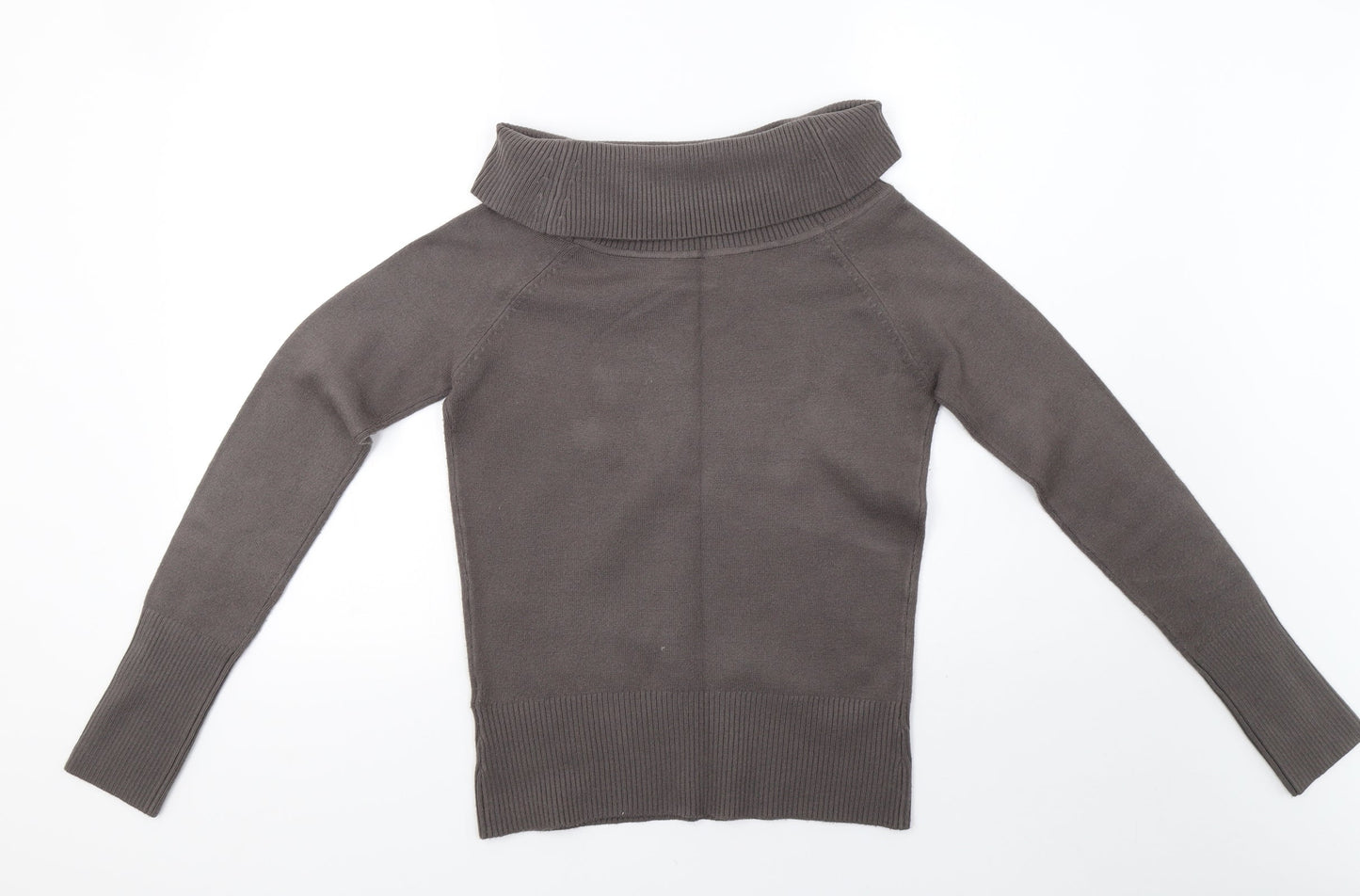 French Connection Womens Grey  Knit Pullover Sweatshirt Size M