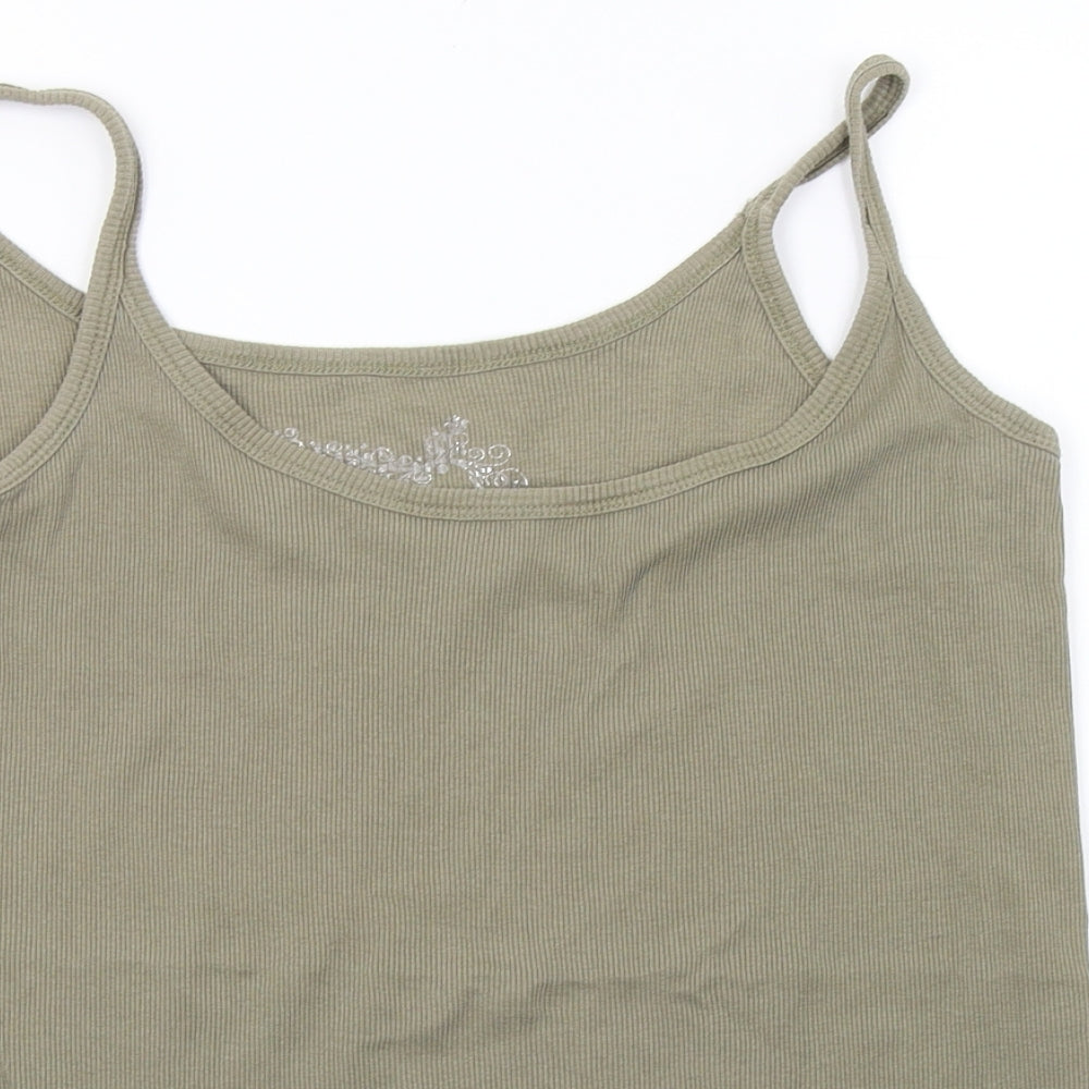 Simply Be Womens Green   Basic Tank Size 14