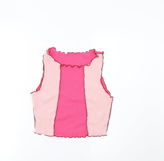 SheIn Womens Pink   Cropped Tank Size S