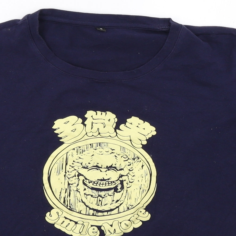 Preworn Womens Blue   Basic T-Shirt Size S