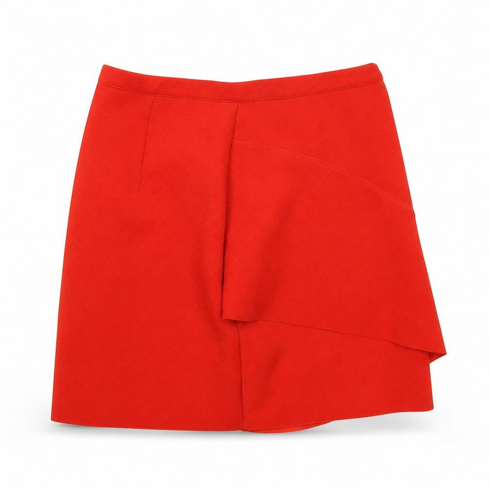 Topshop Womens Red   A-Line Skirt Size 8