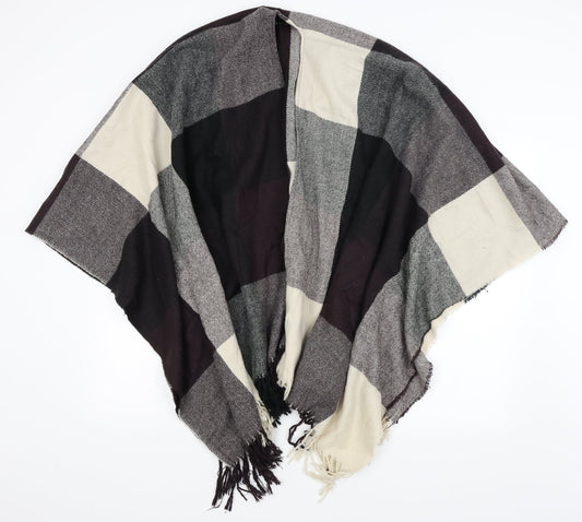 Preworn Womens Grey Check   Shawl/Wrap