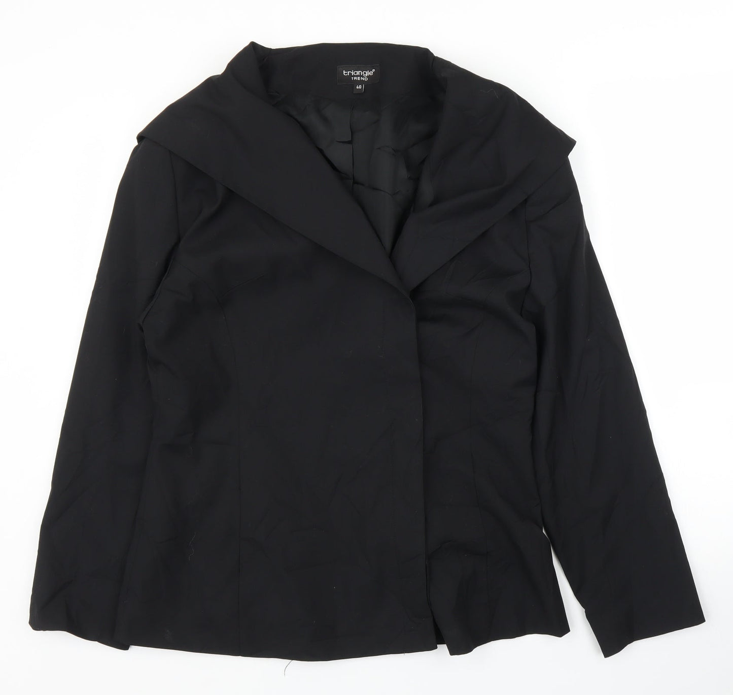 Triangle Trend Womens Black   Jacket Blazer Size 12