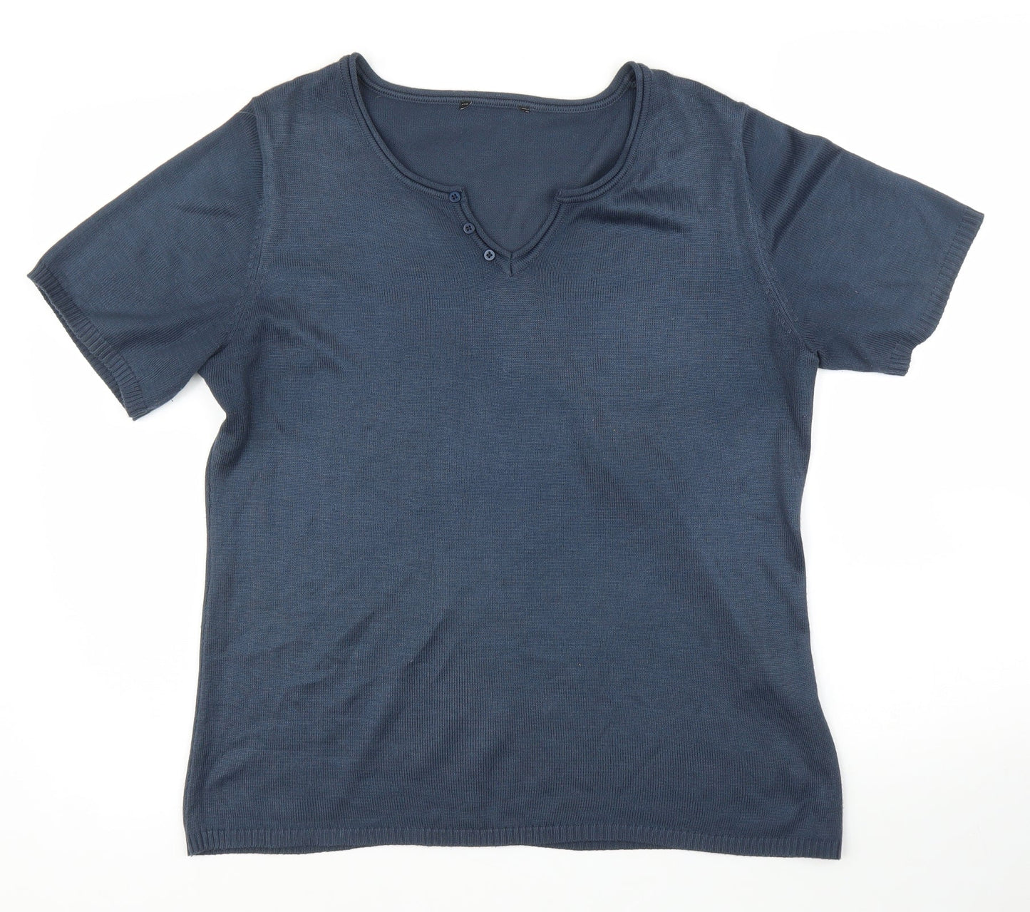 Preworn Womens Blue   Basic Blouse Size L