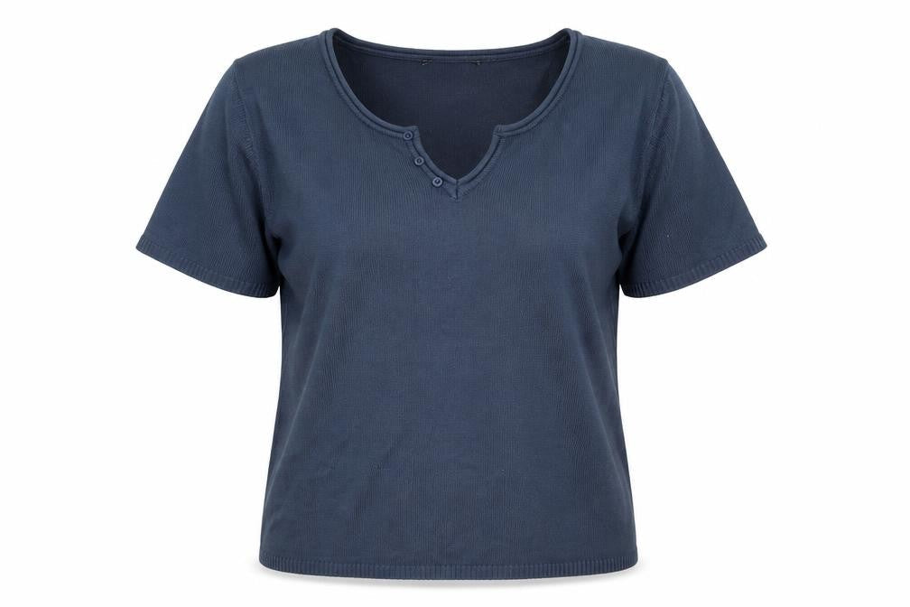 Preworn Womens Blue   Basic Blouse Size L
