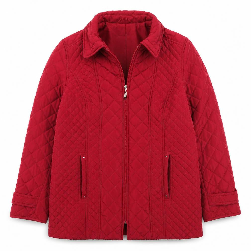 Marks & Spencer Womens Purple   Quilted Coat Size 14