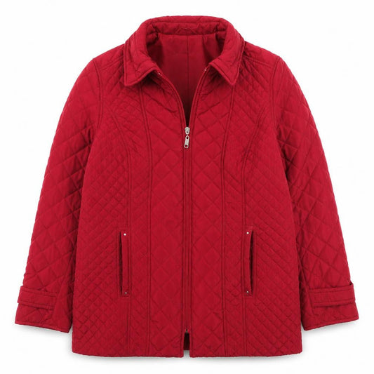 Marks & Spencer Womens Purple   Quilted Coat Size 14