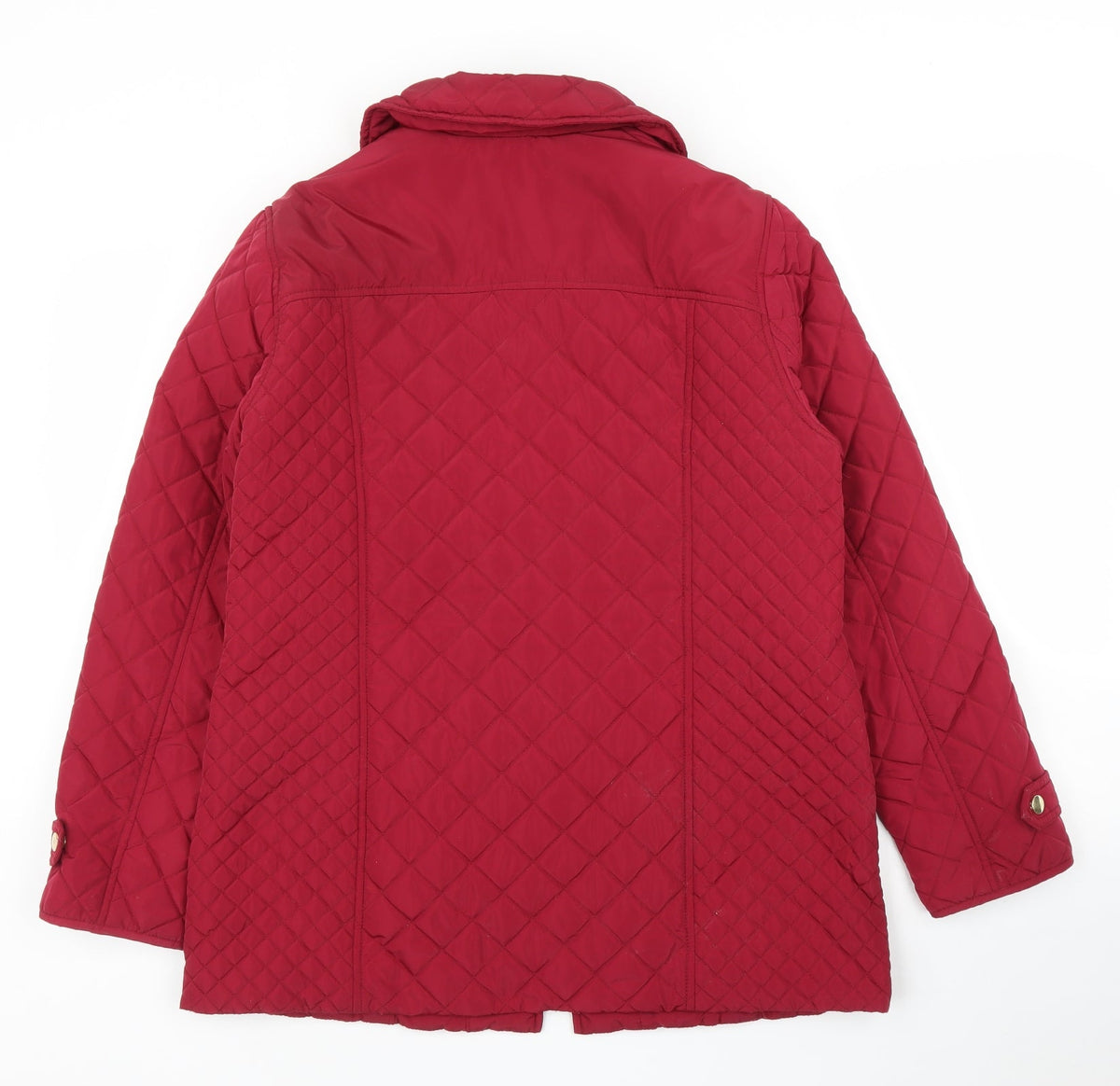 Marks & Spencer Womens Purple   Quilted Coat Size 14