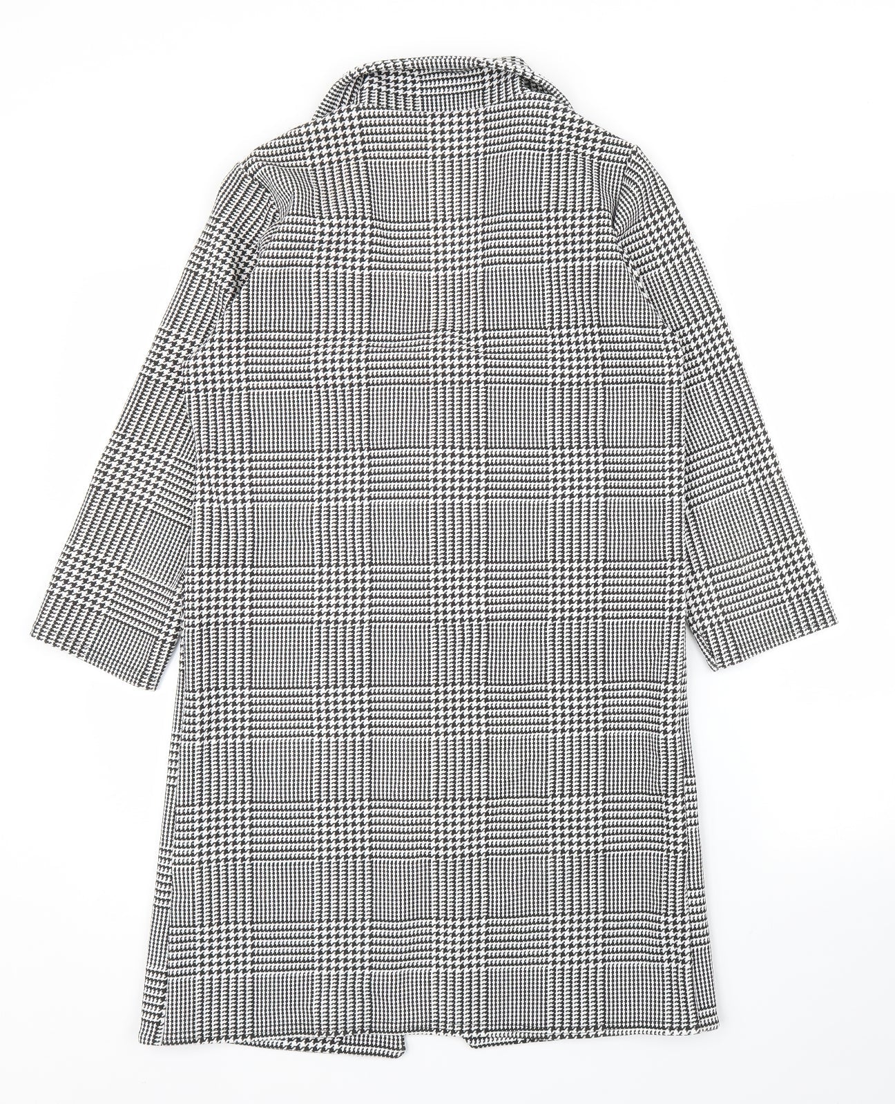 Miss Pap Womens Grey Houndstooth  Jacket  Size 8