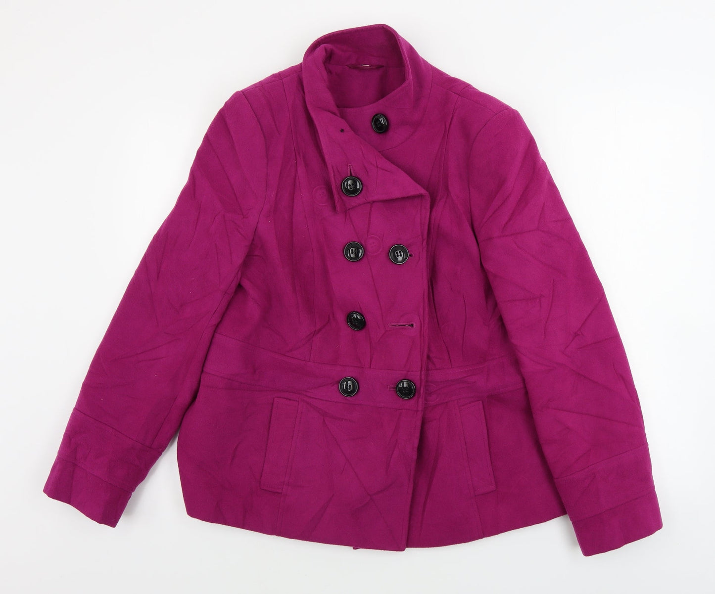 EWM  Womens Purple   Jacket Coat Size 14
