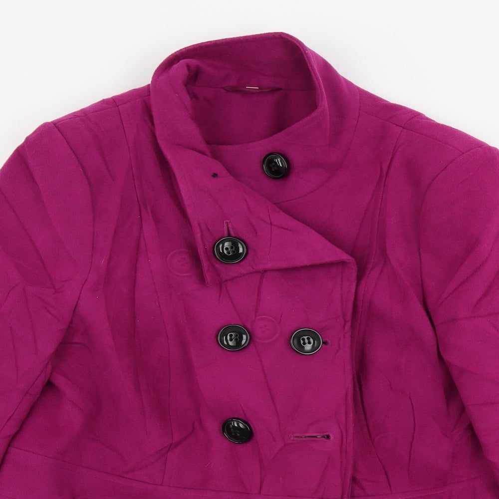 EWM  Womens Purple   Jacket Coat Size 14