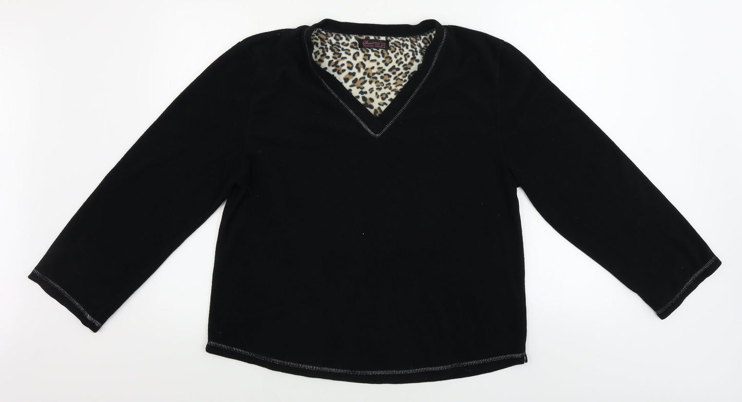 Secret Possesions   Womens Black   Pullover Jumper Size L