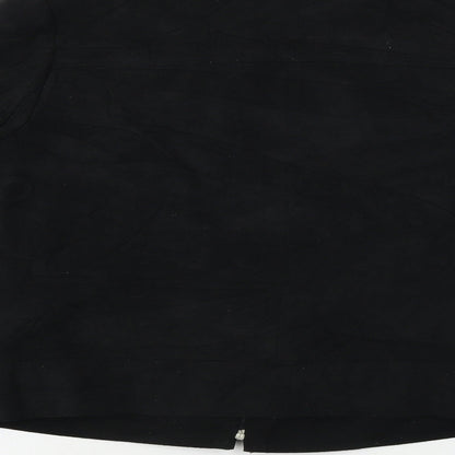 Internacionale Womens Black   Jacket Coat Size 12