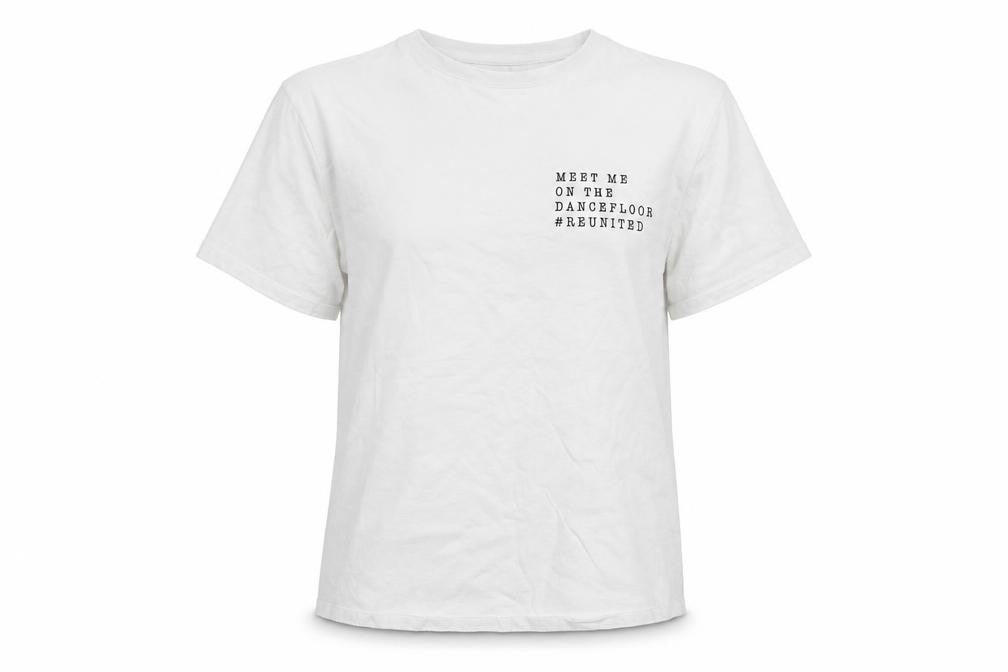 NJSCREENPRINTS Womens White   Basic T-Shirt Size 12