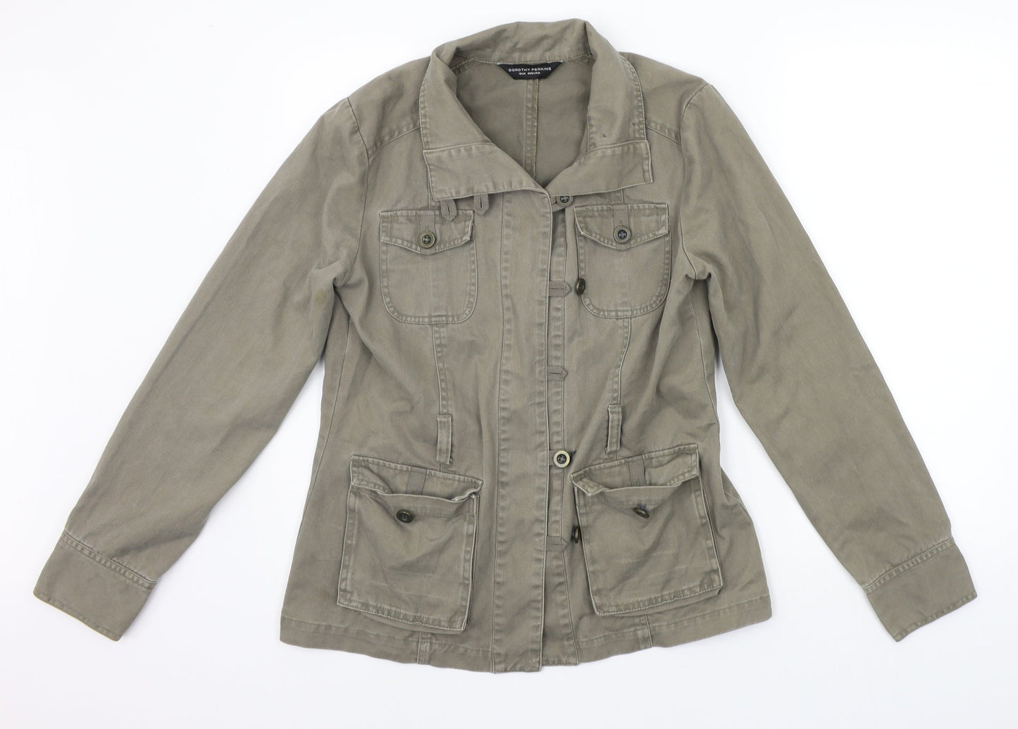 Dorothy Perkins Womens Green   Jacket Coat Size 12