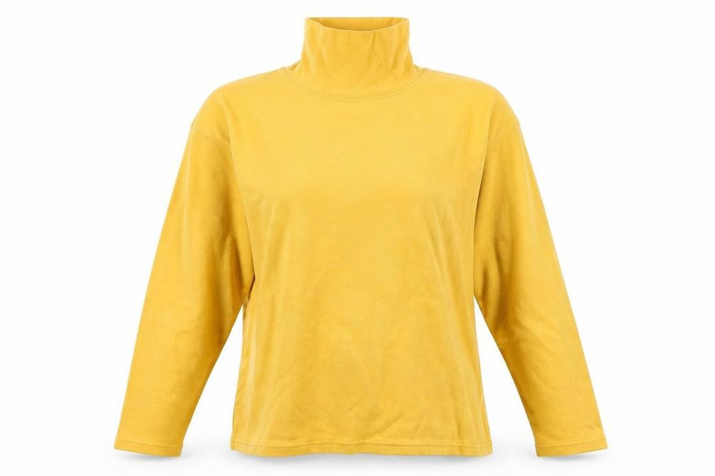 Compliments Womens Yellow   Pullover Jumper Size M