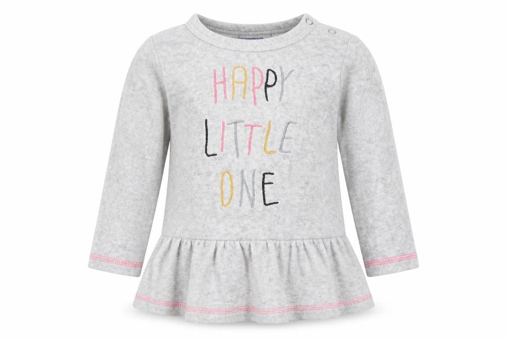 Lupilu Girls Grey   Pullover Jumper Size 12-18 Months