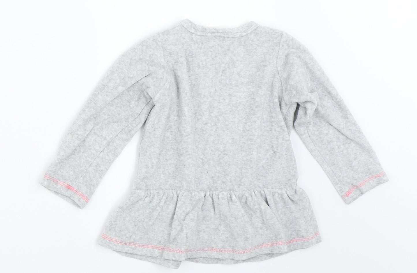 Lupilu Girls Grey   Pullover Jumper Size 12-18 Months