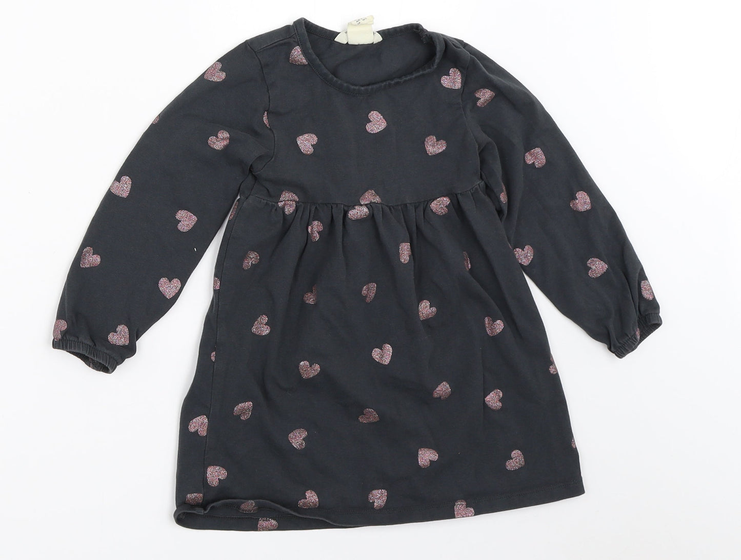 H&M Girls Grey   Fit & Flare  Size 2 Years
