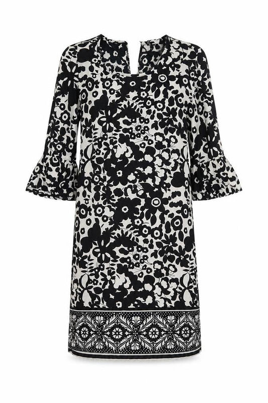 Atmosphere Womens Black Floral  Shift  Size 8