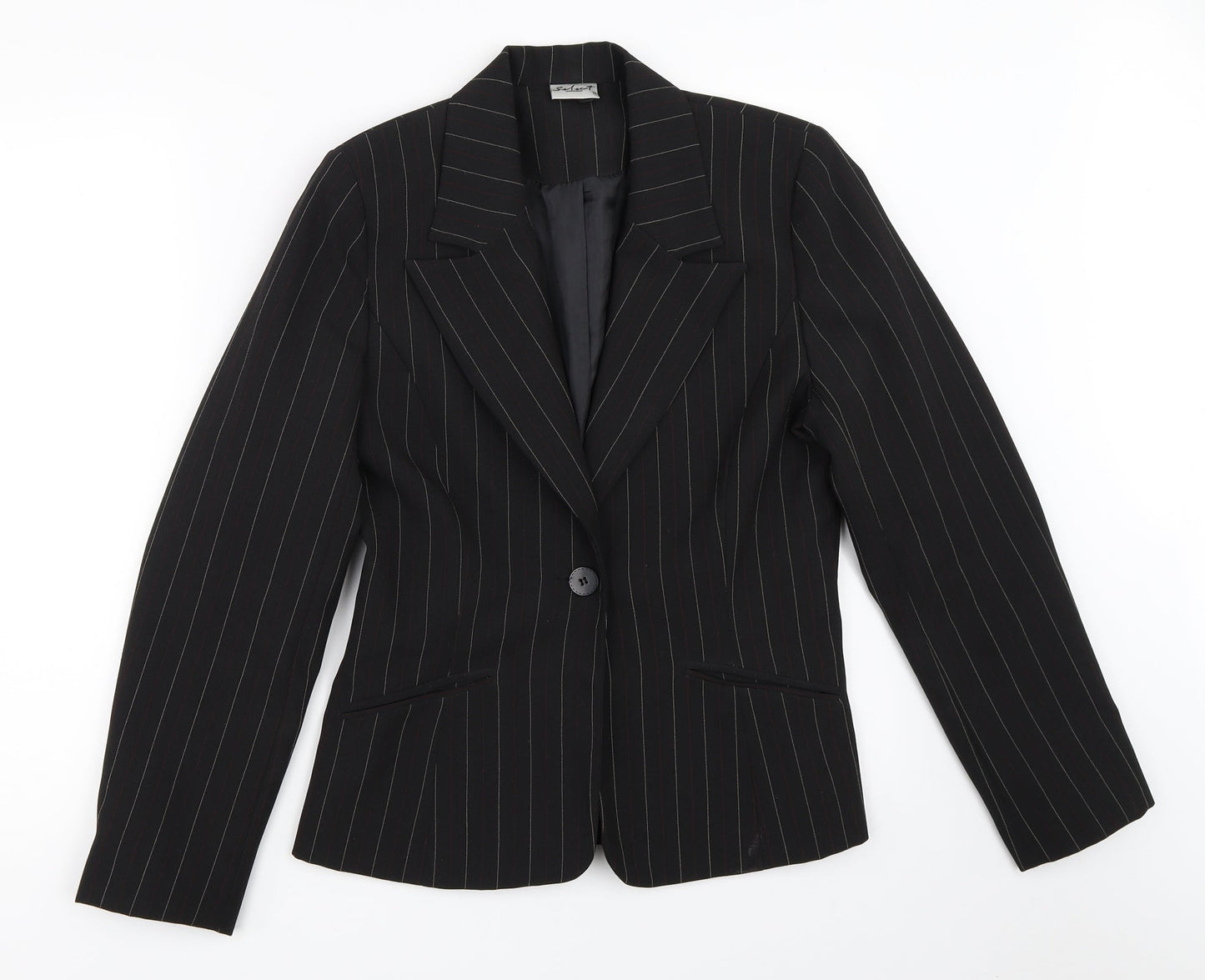 Select Womens Black   Jacket Blazer Size 10