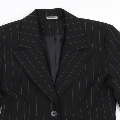 Select Womens Black   Jacket Blazer Size 10