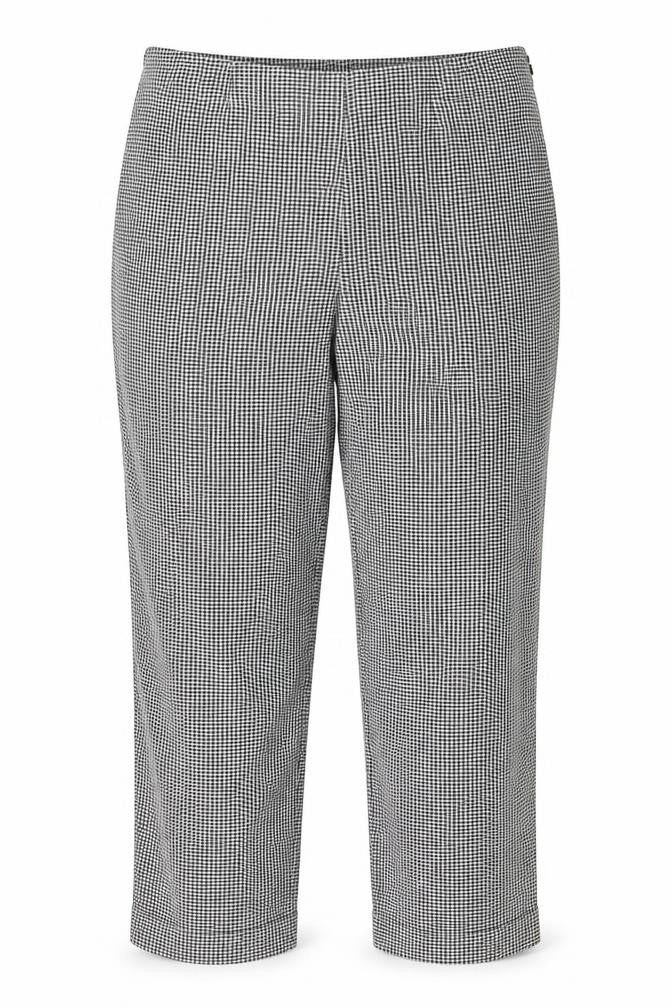 Casual Club Womens Black Check  Trousers  Size 18 L24.5 in