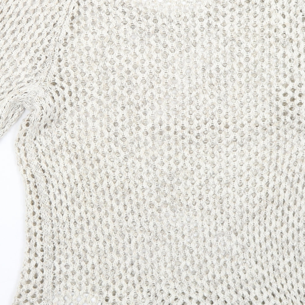 Gap Womens Beige  Knit Pullover Jumper Size L