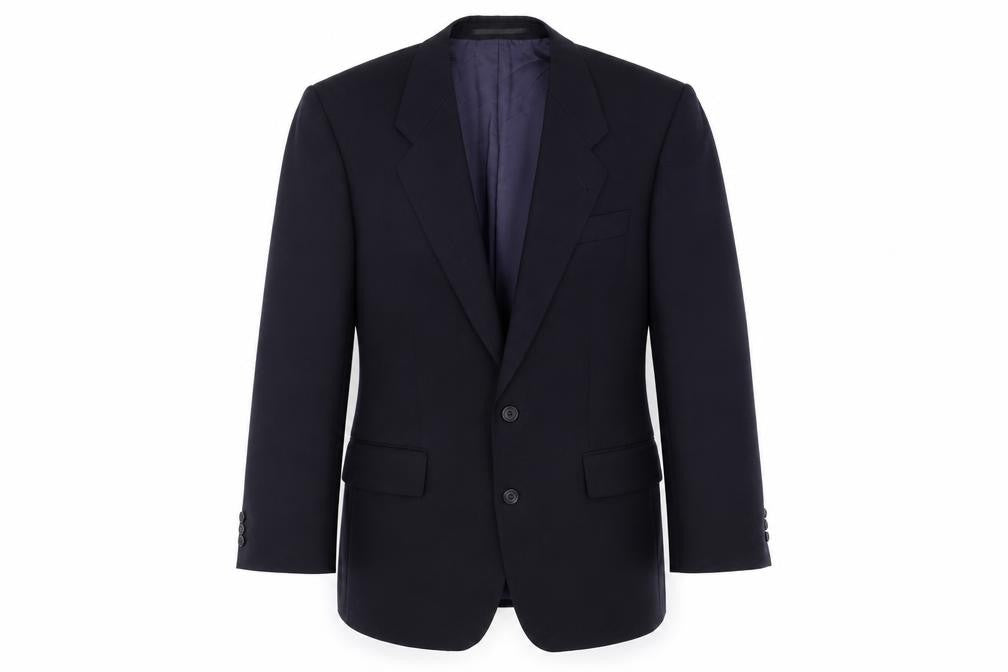 Preworn Mens Blue   Jacket Suit Jacket Size 36