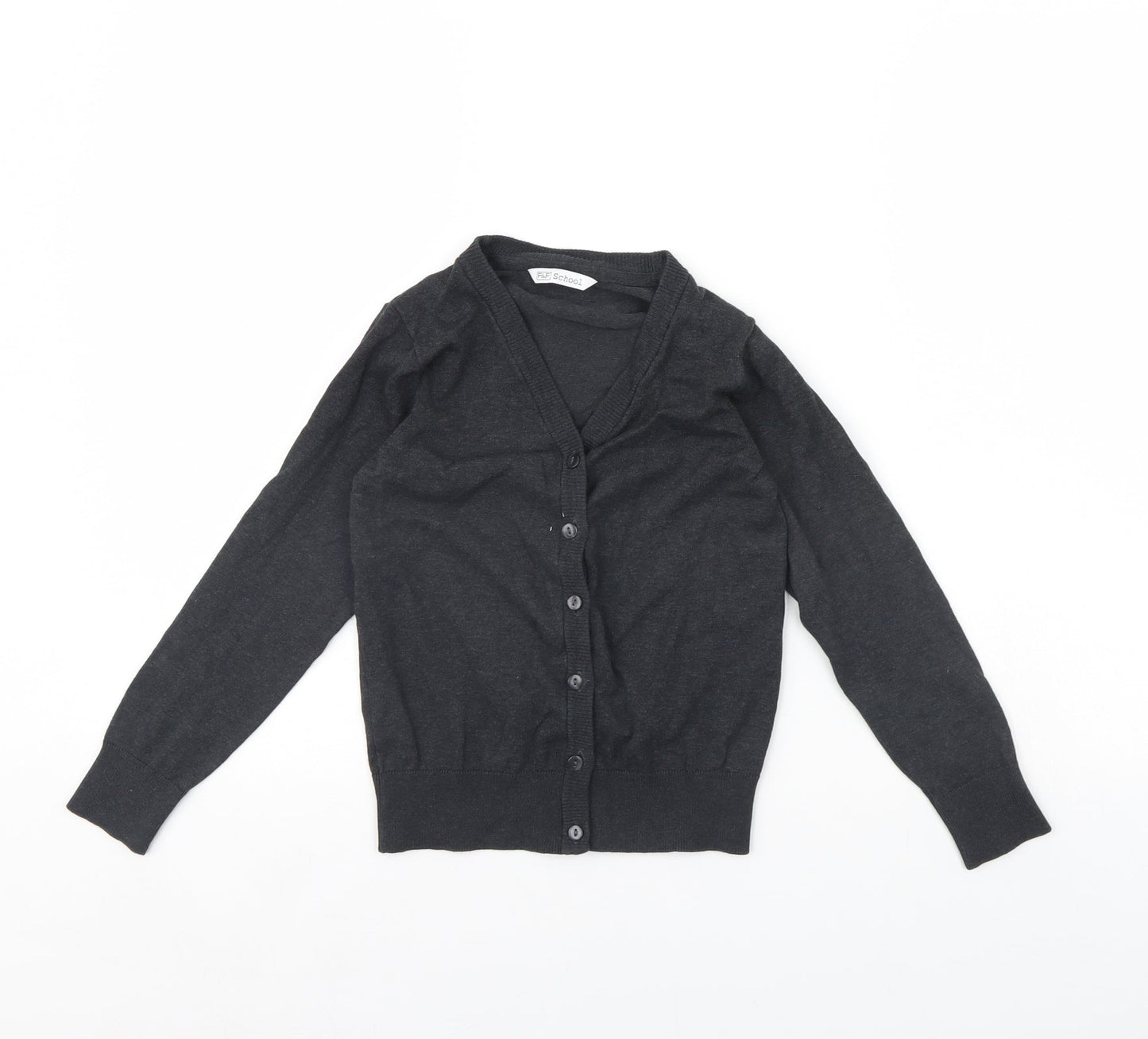 F&F Girls Grey    Jumper Size 7 Years  - School