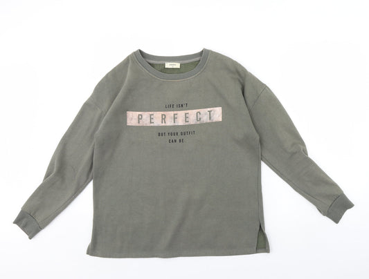 Papaya Womens Green   Pullover Jumper Size 14