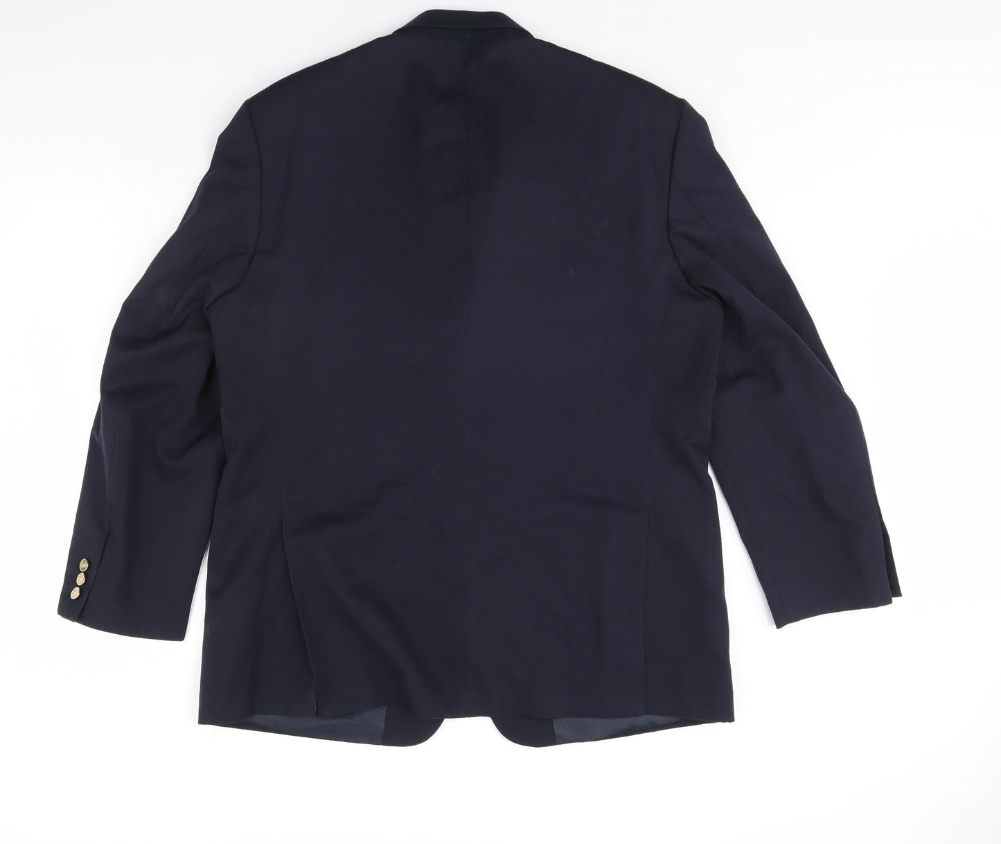 Preworn Womens Blue   Jacket Blazer Size 48  - Shoulder Pads
