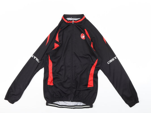 Preworn Boys Black   Jacket  Size 13 Years