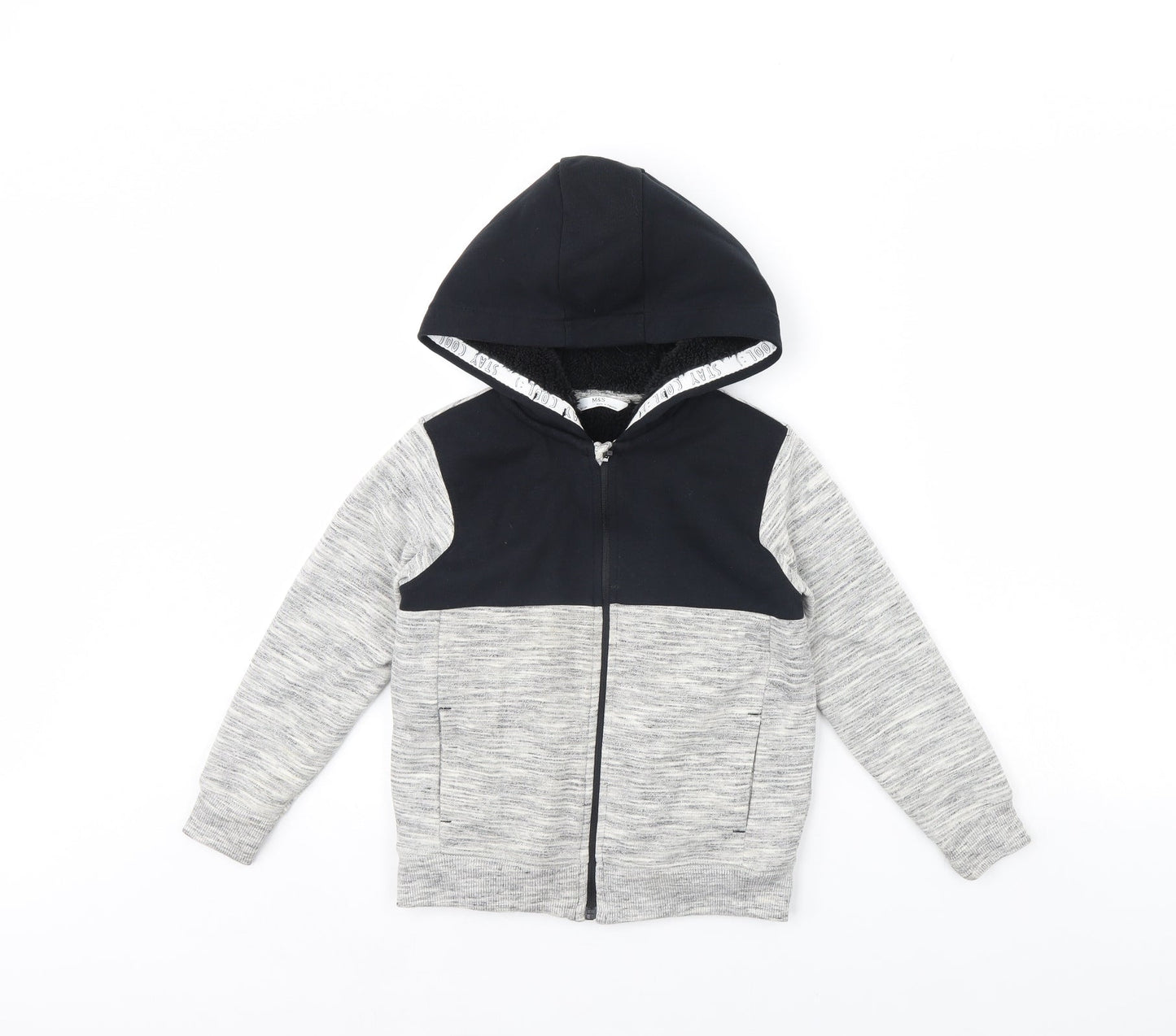 m&s Boys Grey   Jacket  Size 6 Years