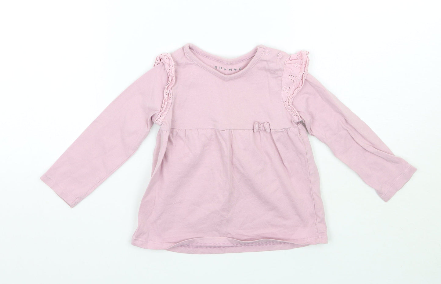 Nutmeg Girls Purple   Basic T-Shirt Size 12 Months