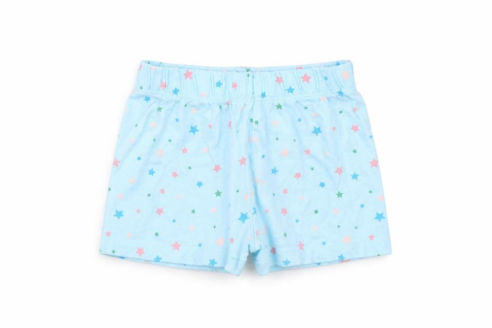 Marks & Spencer Girls Blue Geometric  Cropped Trousers Size 12-18 Months
