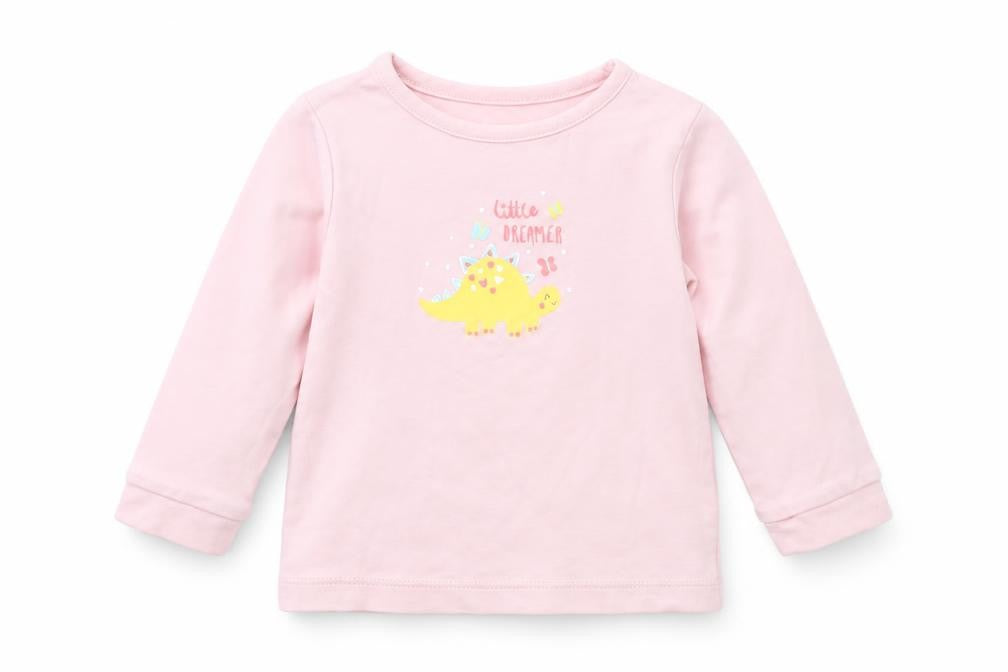 George Girls Pink   Basic T-Shirt Size 12-18 Months