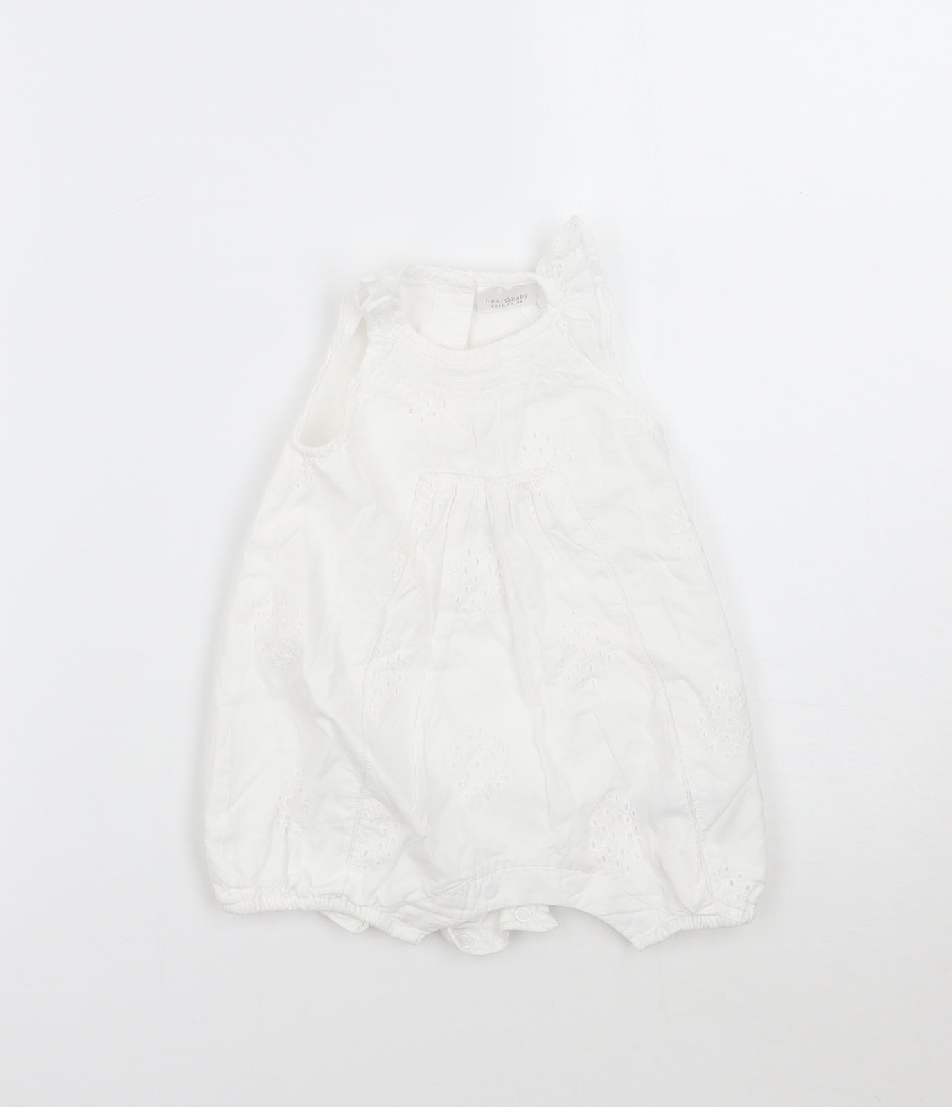NEXT Girls White   Babygrow One-Piece Size 0-3 Months