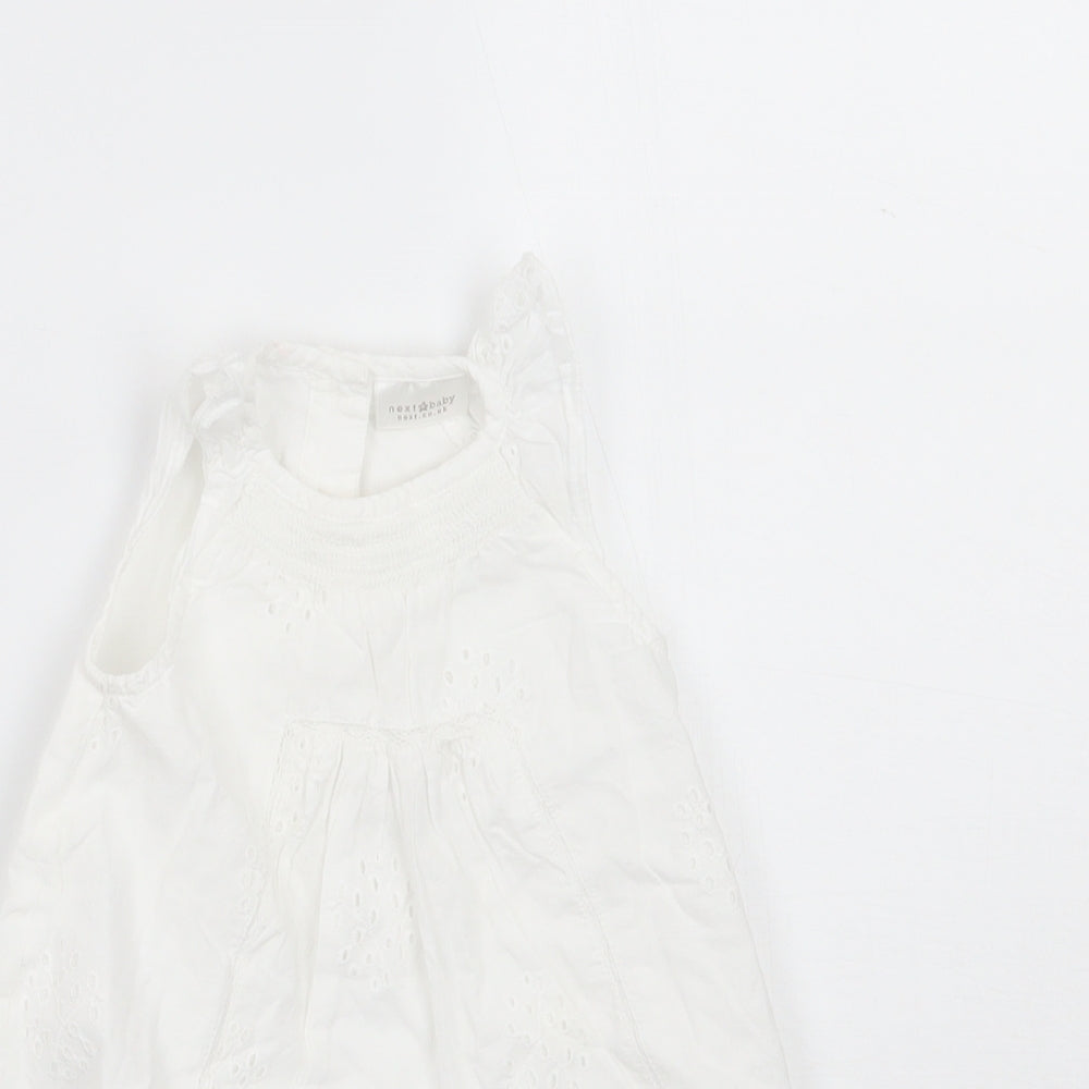 NEXT Girls White   Babygrow One-Piece Size 0-3 Months