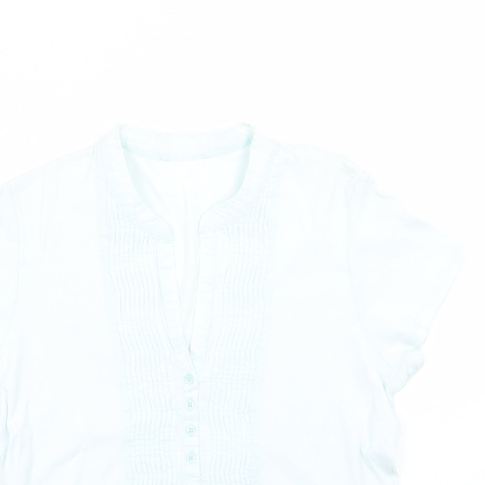 Marks and Spencer Womens Blue   Basic T-Shirt Size 14