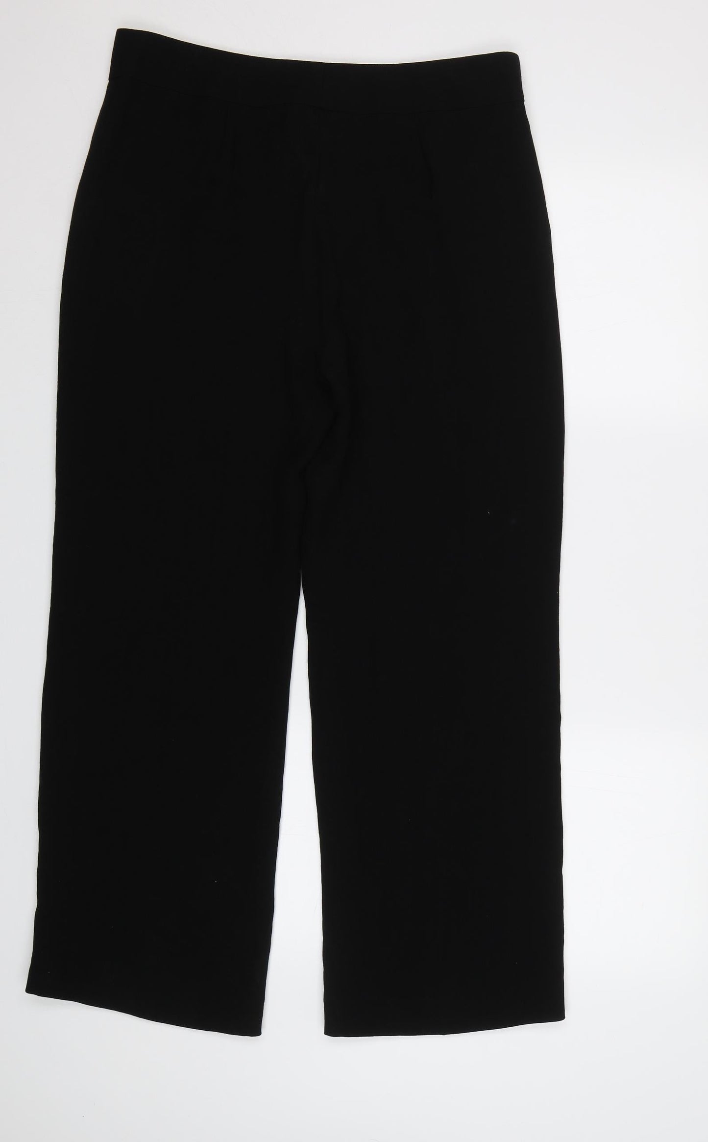 Gold Womens Black   Trousers  Size 14 L28 in