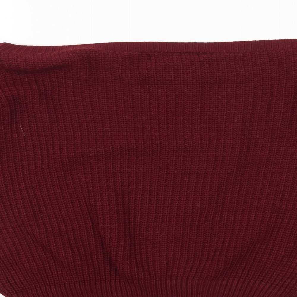 Missguided Womens Purple   Pullover Jumper Size S