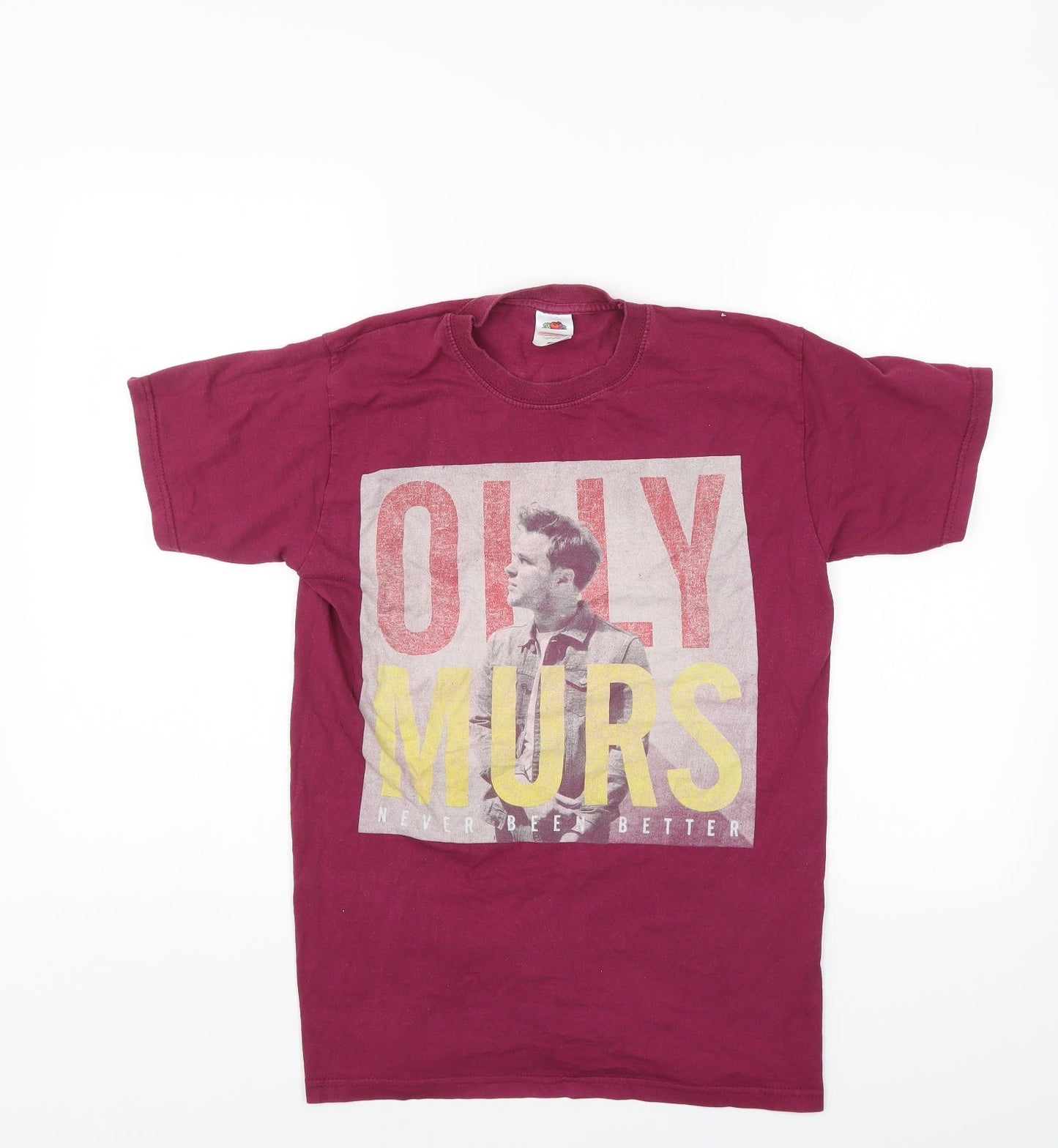 Fruit of the Loom Womens Purple   Basic T-Shirt Size S