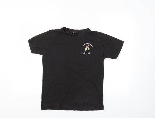 New Look Womens Brown   Basic T-Shirt Size 8