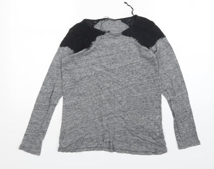 Zara Womens Grey   Basic T-Shirt Size M