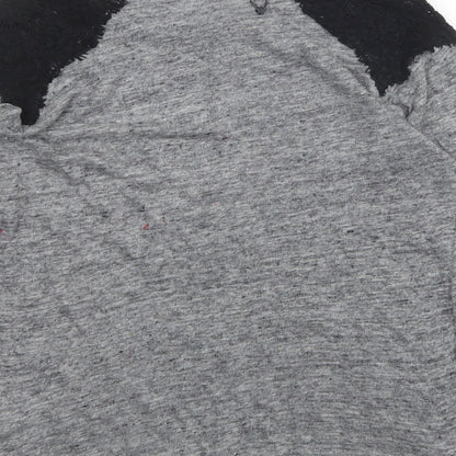 Zara Womens Grey   Basic T-Shirt Size M