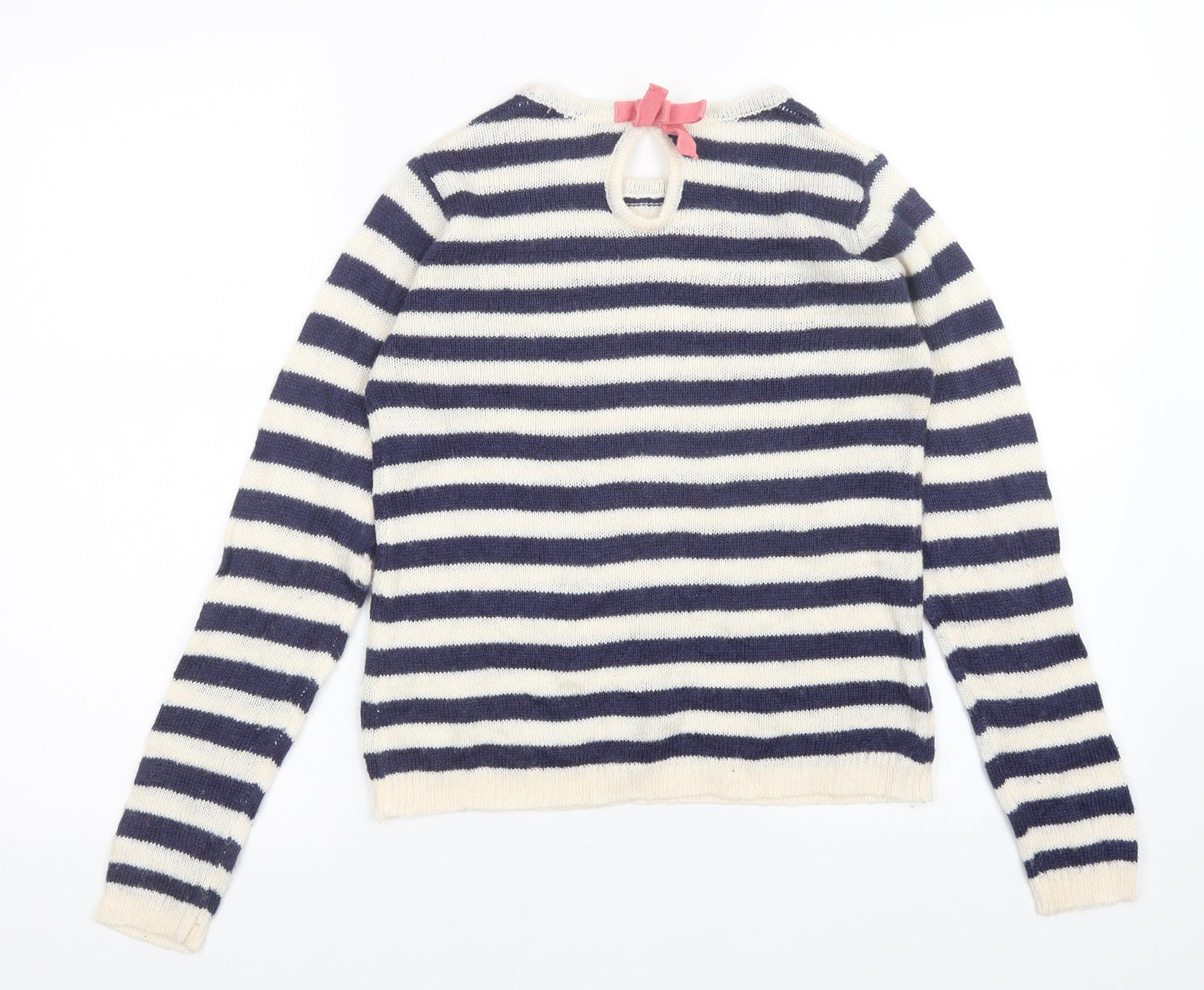 R Kids Girls Multicoloured Striped  Pullover Jumper Size 12 Years