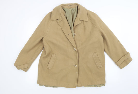 Preworn Womens Beige   Jacket Coatigan Size 18