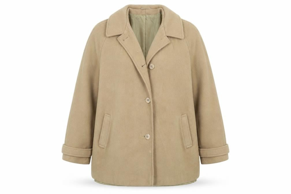 Preworn Womens Beige   Jacket Coatigan Size 18