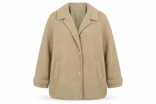 Preworn Womens Beige   Jacket Coatigan Size 18